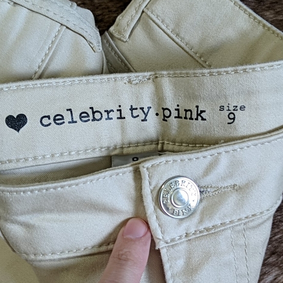 Celebrity Pink Skinny Pants in Cream - Picture 2 of 4